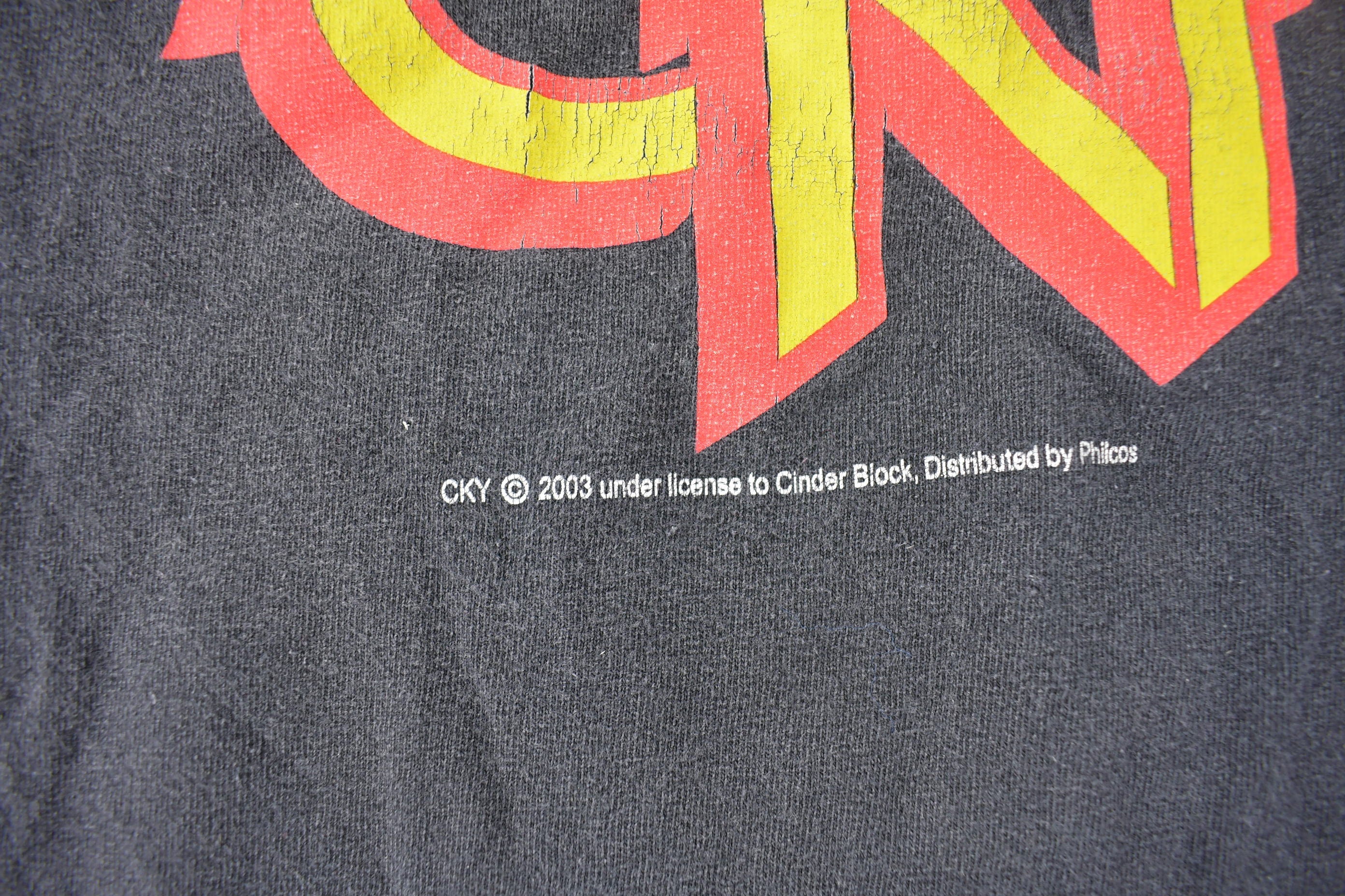 Vintage 2003 CKY Graphic American Rock Band Tee Small