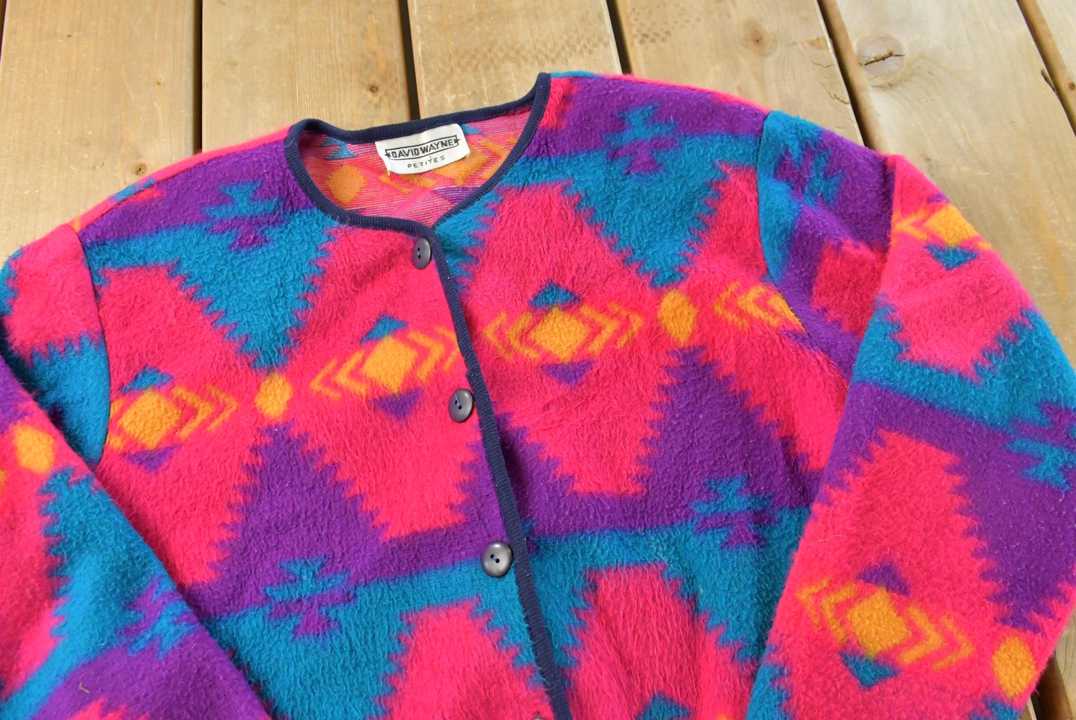 Vintage 1990s David Wayne Petites Cardigan Sweater Women's M