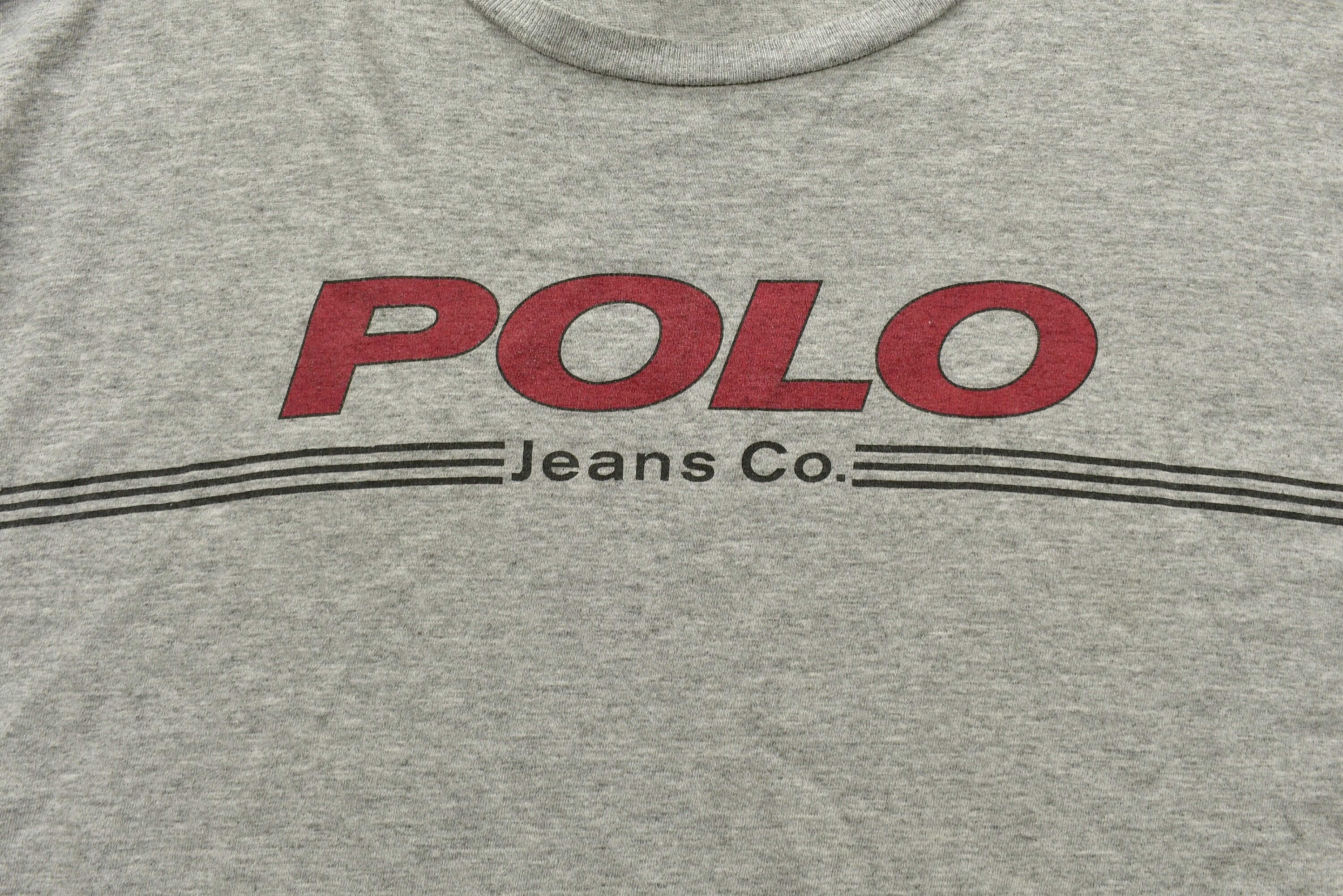 Vintage 1990s Polo Jeans Ralph Lauren Graphic T-Shirt , 90s , Streetwear , Vintage Athleisure , Brand and Logo