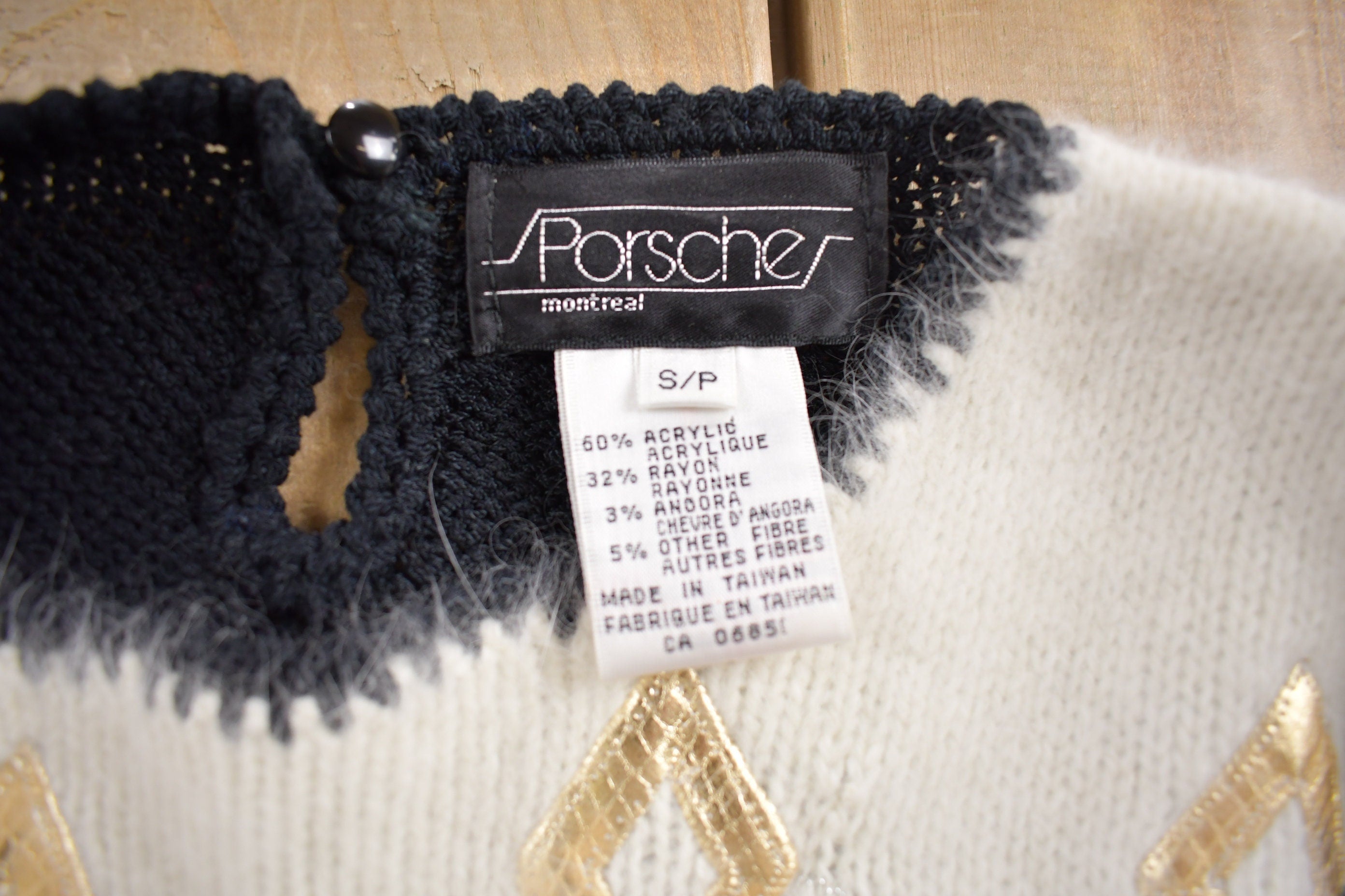 Vintage 1990s Fuzzy Knit Sweater
