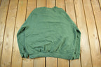 Vintage 2000s Nike Embroidered Mini Swoosh Navy Crewneck Sweatshirt Men's XL