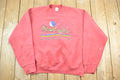 Vintage 1990s Cocoa Beach Florida Moon Logo Crewneck Sweatshirt