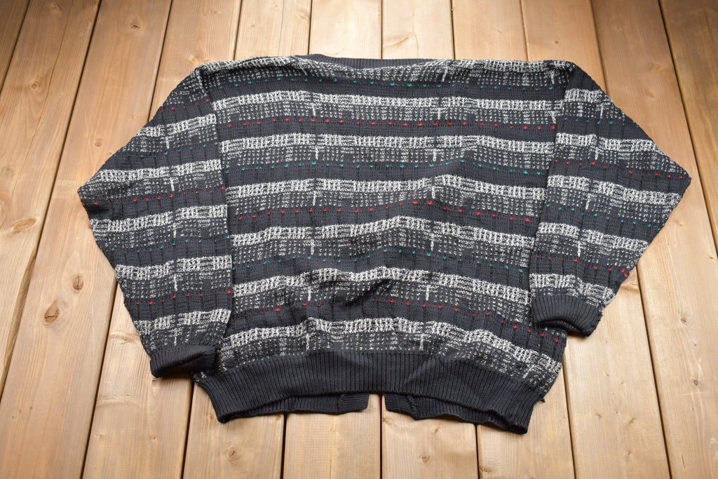 Vintage 1990s Striped Knitted Sweater