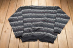 Vintage 1990s Striped Knitted Sweater