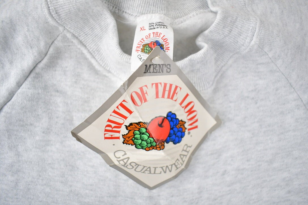 Vintage 1990s Fruit Of The Loom Casual Wear Deadstock Crewneck Sweatshirt Made In USA