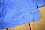 Vintage 1990s Fruit Of The Loom Blue Blank Crewneck Sweatshirt /