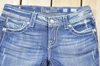 Vintage Y2K Miss Me Bedazzled Low Rise Jeans Size 26x33