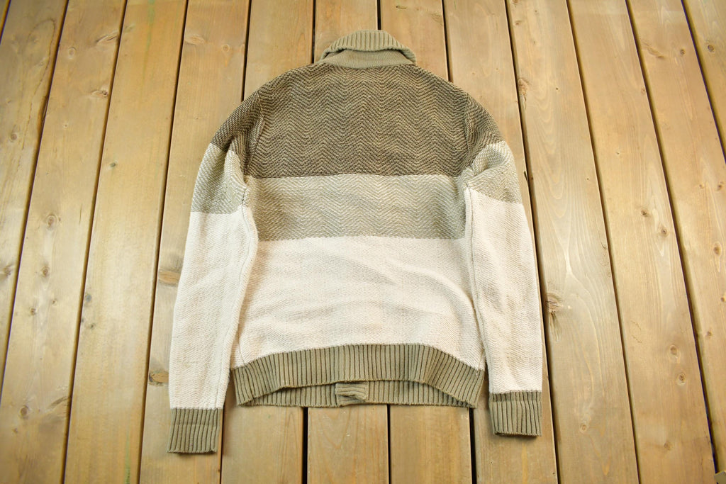 Vintage 1980s Sigallo Knit Cardigan Sweater Men's Medium