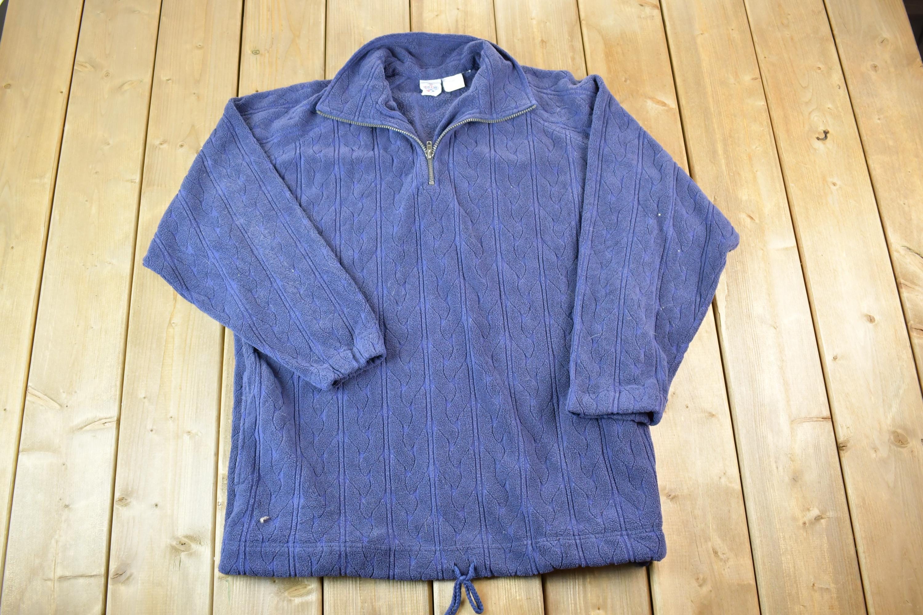 Vintage 1990s Brem Fleece Outdoorsman Sweater