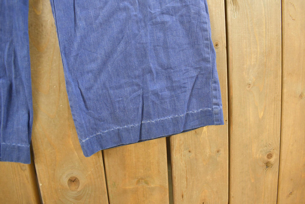 Vintage 1970s Bell Bottom Baggy Denim Jeans Men's 33 x 30