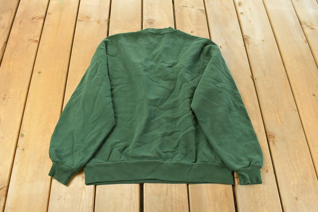 Vintage 1990s JERZEES Bird Embroidered Souvenir Crewneck Sweatshirt Men's L  90's Cute Birds Graphic Sweater  Made in USA