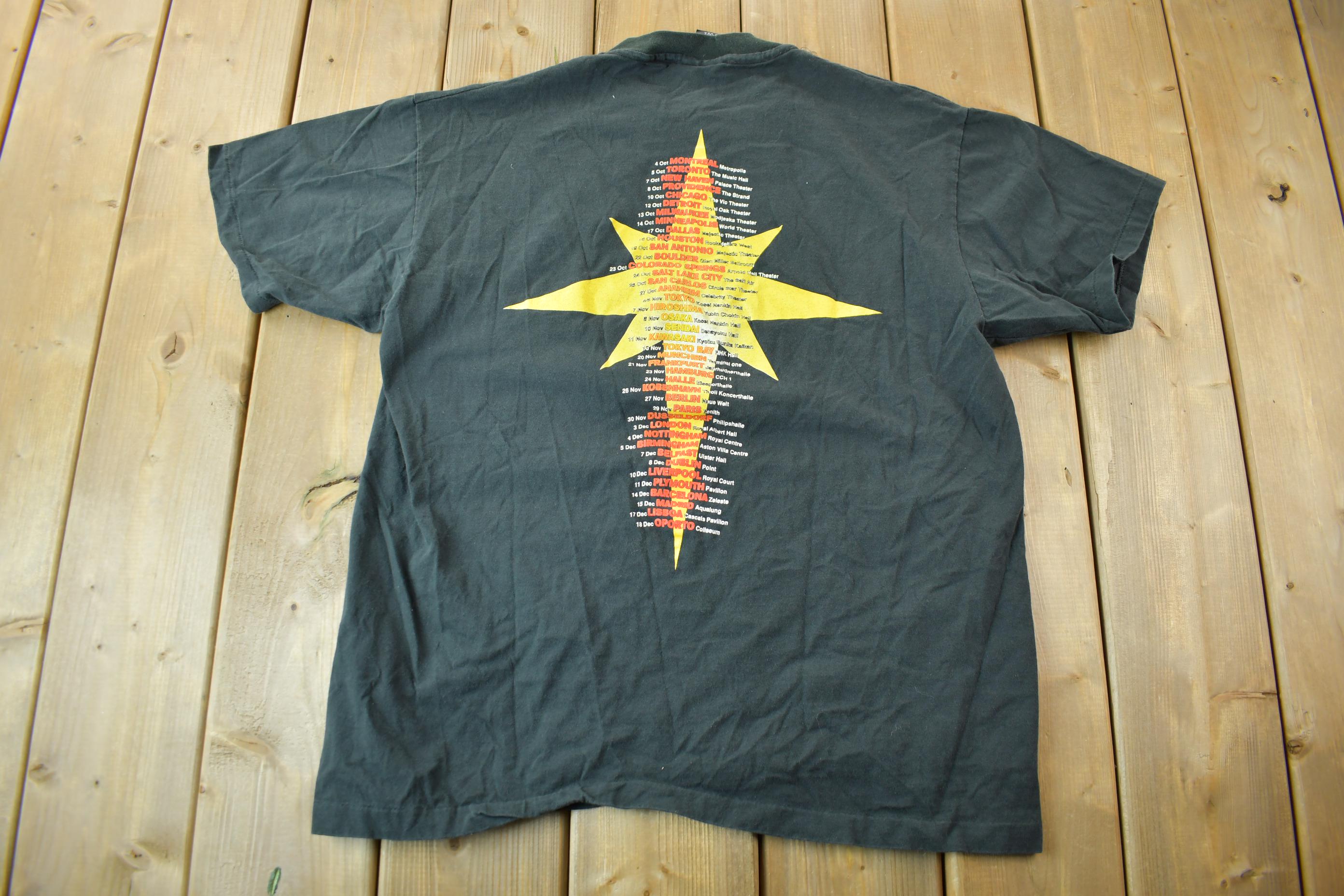 Vintage 1993 Brian May Rck Band Tour Single Stitch Band Tee