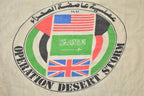 Vintage 1991 Operation Desert Storm Graphic T Shirt