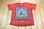 Vintage 1990s Jesus King Of Kings Red Tie Dye Graphic T-Shirt