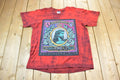 Vintage 1990s Jesus King Of Kings Red Tie Dye Graphic T-Shirt