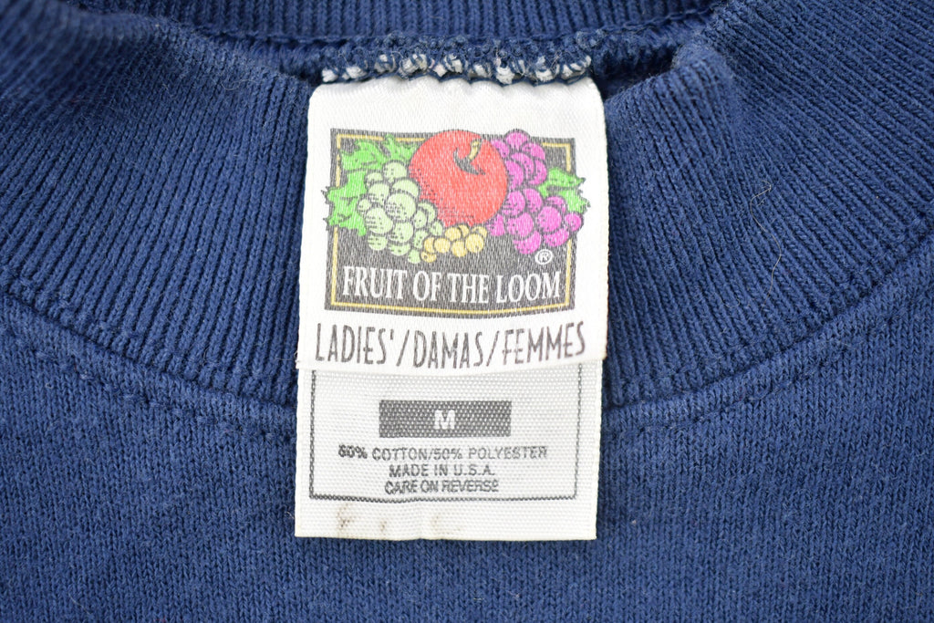 Vintage 1990s Blank Navy Blue Crewneck Sweatshirt