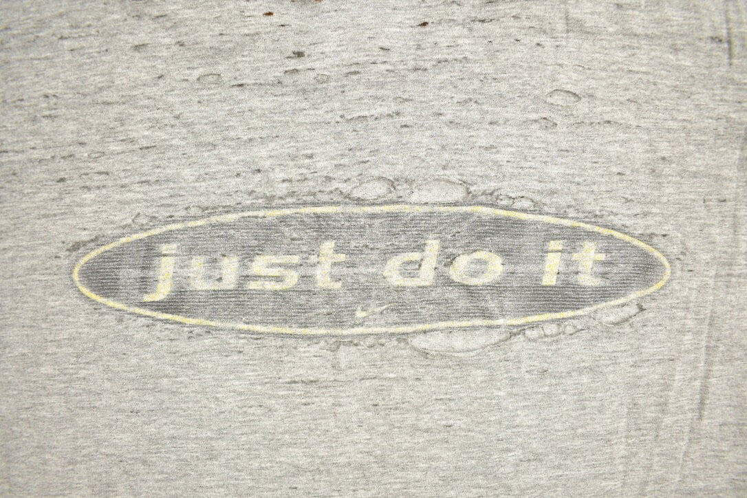 Vintage 1990s Nike Logo Slogan Graphic T-Shirt