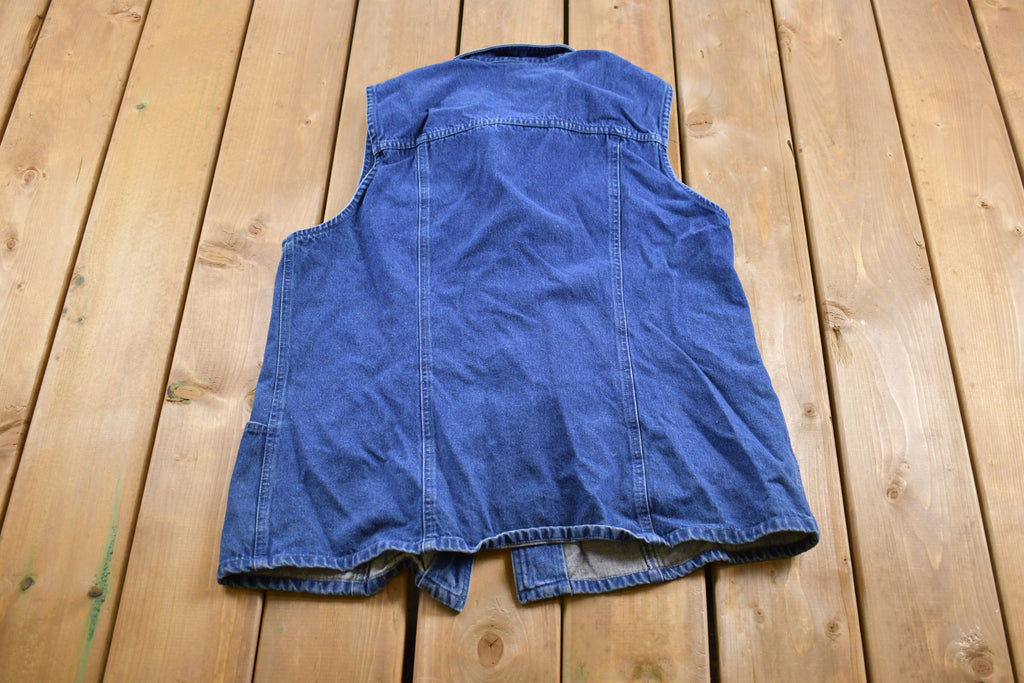 Vintage 1980s Stonebridge Denim Vest