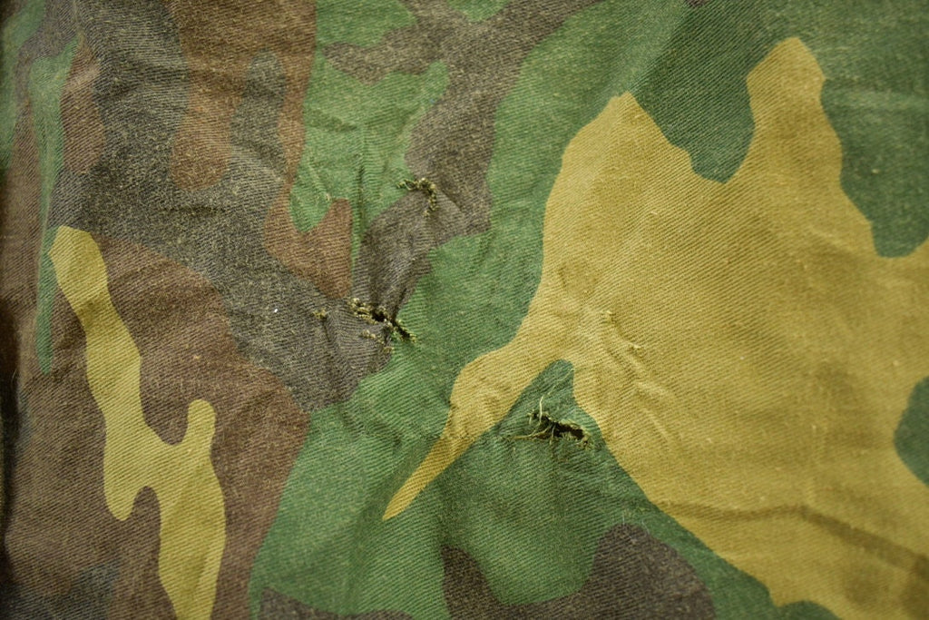 Vintage 1970s Neet Products Camouflage Military Jacket