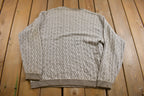 Vintage 1980s Mondo & Marco Abstract Knit Crewneck Sweater