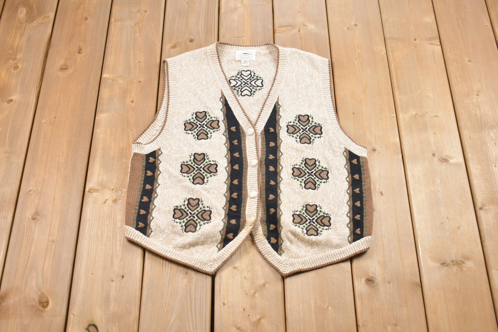 Vintage Christopher & Banks Knitted Sweater Vest