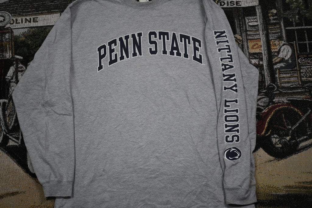 Vintage 1990s Penn State University Nittany Lions Long Sleeve T Shirt / NCAA T Shirt / Sportswear / Penn State / Jansport