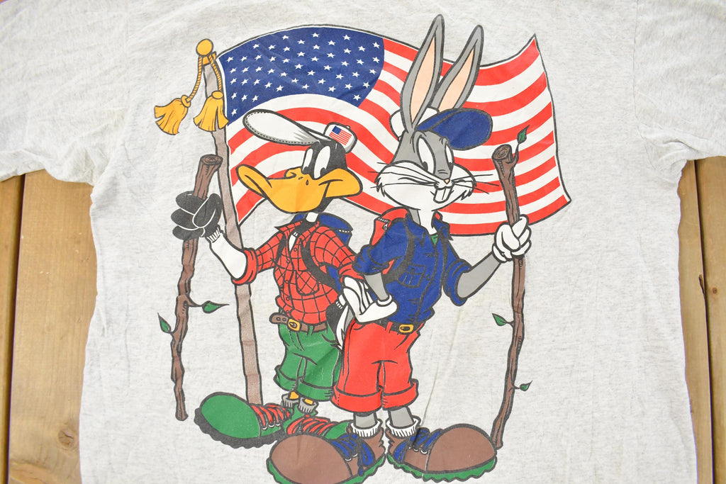 Vintage 1990s Looney Tunes Bugs Bunny USA T-Shirt Men's Large