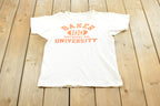 True Vintage 1960s Champion Baker University Physical Education Collegiate T-Shirt Mens M