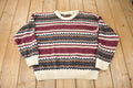 Vintage 1990s St. Johns Bay Knit Pattern Crewneck Sweater