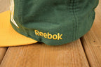 Vintage Y2K Reebok Green Bay Packers NFL Snapback Hat / 2000's Embroidered Football Sportswear Cap / Team Apparel