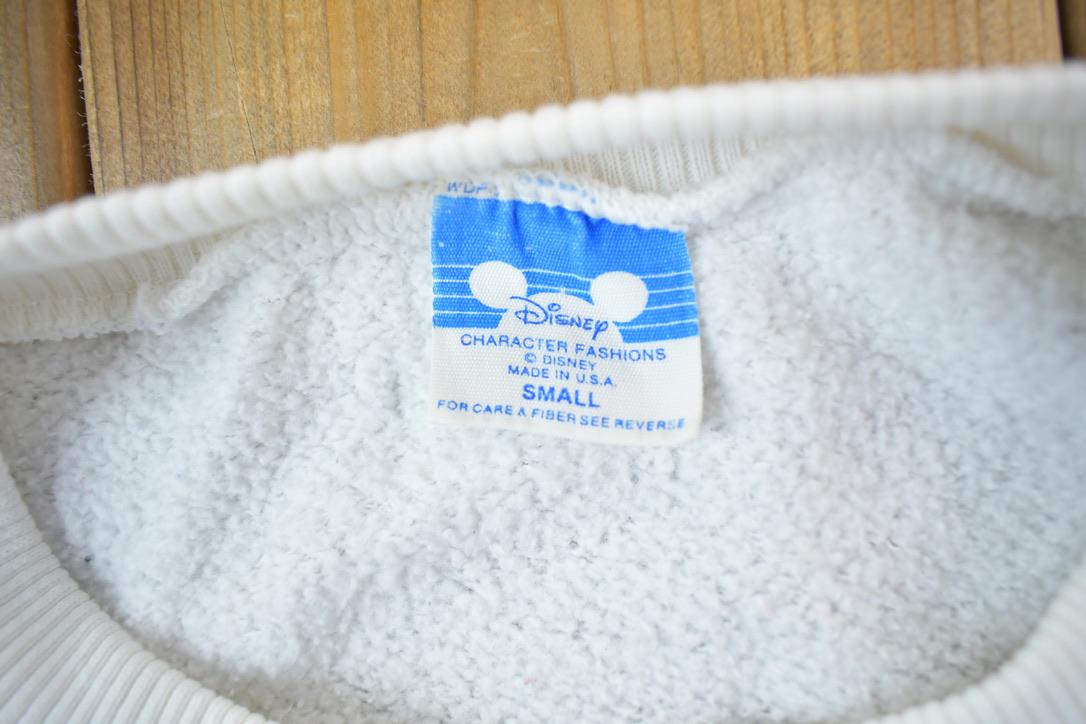 Vintage 1990s Mickey Mouse Disney Crewneck / Vintage Sweatshirt / Vintage Disney / Mickey / Embroidered / Made In USA