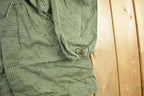 Vintage 1990s Military Parka Camo Jacket Men's Medium / Zip Up Hooded Coat / 90s Army Green / Army Jacket / Military Parka