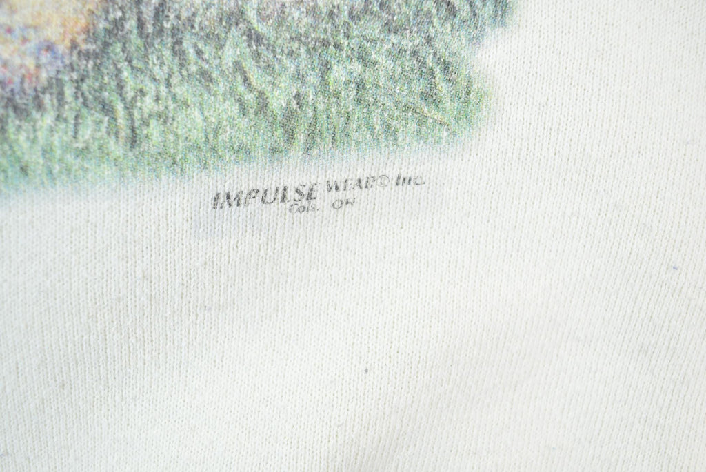 Vintage 1995 Impulse Wear Teddy Bear Picnic Cute Crewneck Sweater