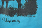 Vintage 1990s Wyoming Howling Moose Crewneck Sweatshirt