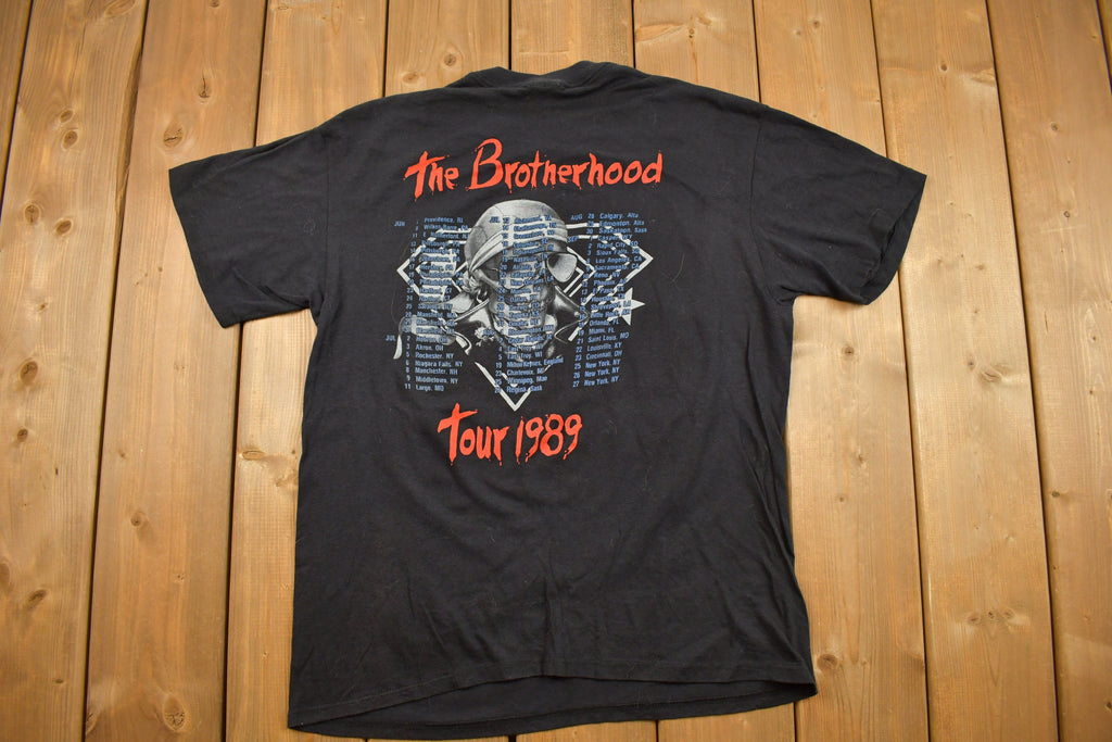 Vintage 1989 Bon Jovi The Brotherhood Tour Band T-shirt