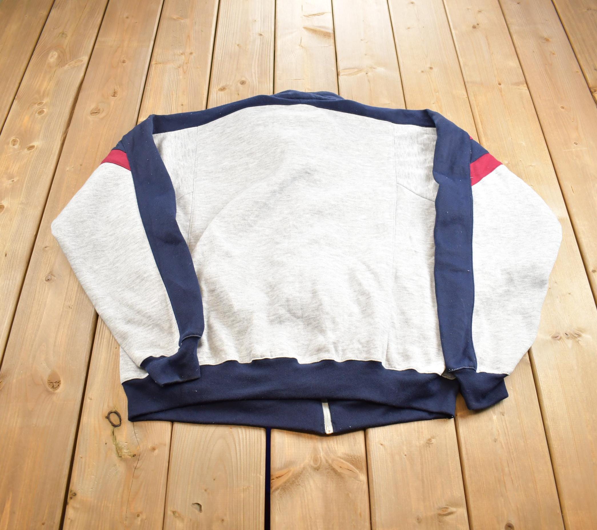 Vintage 1990s Macgregor Blank Zip Up Sweatshirt