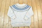Vintage 1990s Spin 2 Knit Abstract Pattern Crewneck Sweater Womens Large