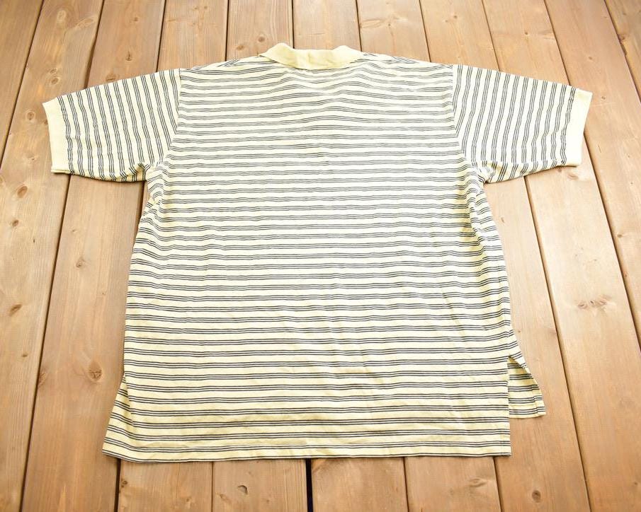 Vintage 1990s Polo Ralph Lauren Striped Short Sleeve Shirt