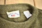 Vintage 1990s County Seat Knitted Wool Blend Crewneck Sweater