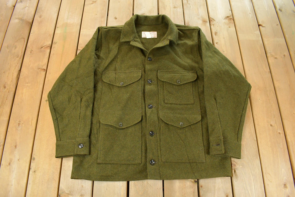 Vintage 1980s Filson Mackinaw Wool Cruiser Wool Jacket Men's Large