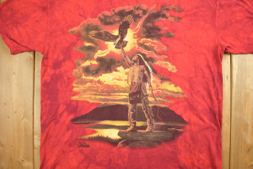 Vintage 1990's Native American Eagle Graphic T-Shirt