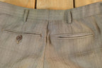 Vintage 1960s Plaid Pleated Dress Pants