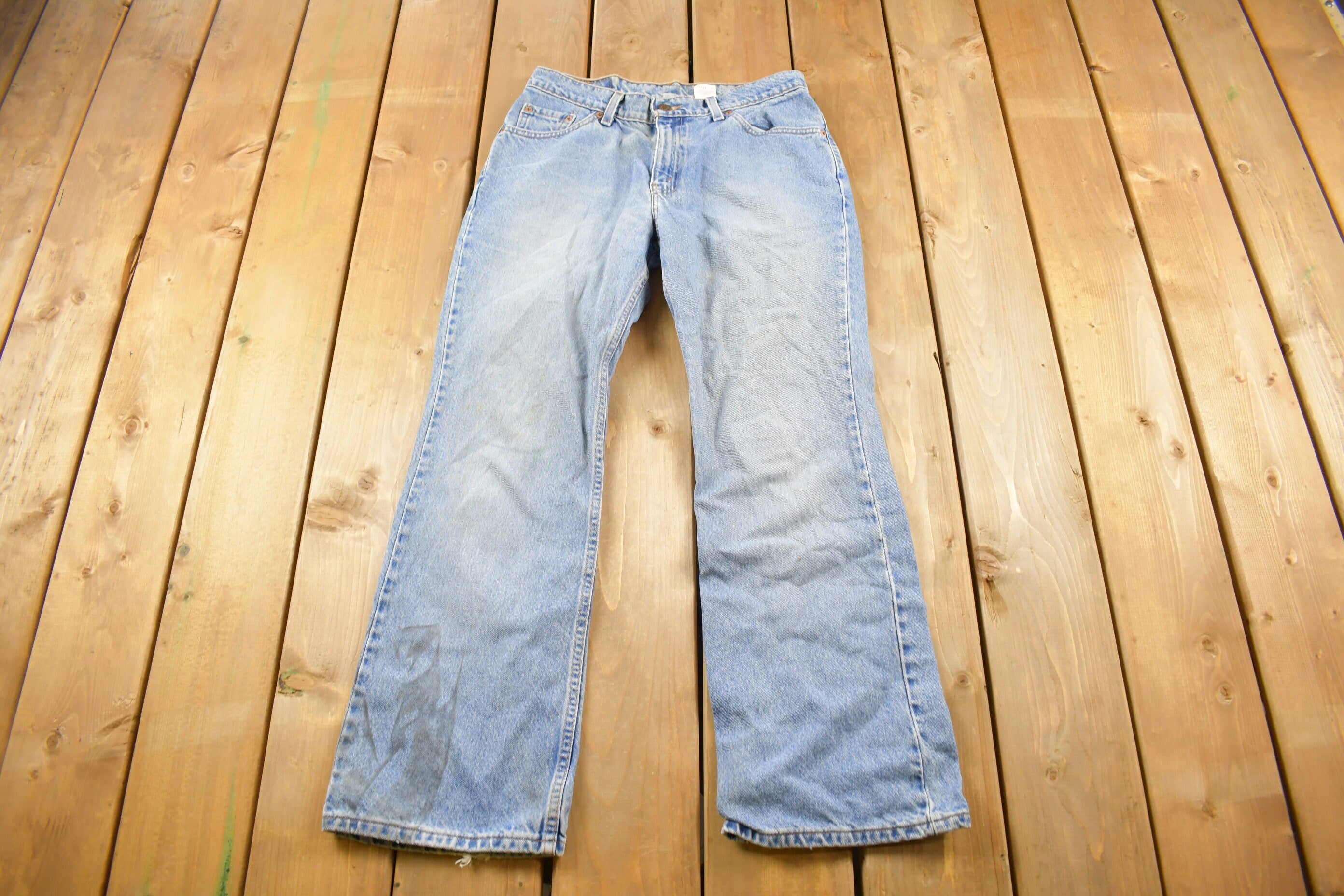Vintage 1990s Levi's 517 Boot Cut Low Rise Women's Jeans Size 30 x 34
