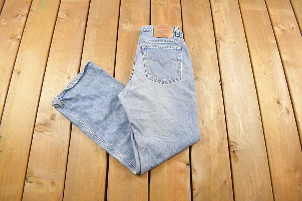 Vintage 1990s Levi's 517 Boot Cut Low Rise Women's Jeans Size 30 x 34