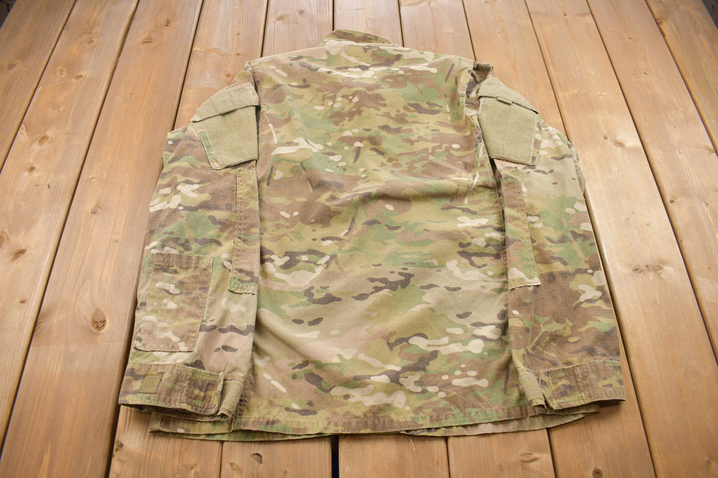 Vintage 2001 Desert Camo Military Zip Up Jacket /