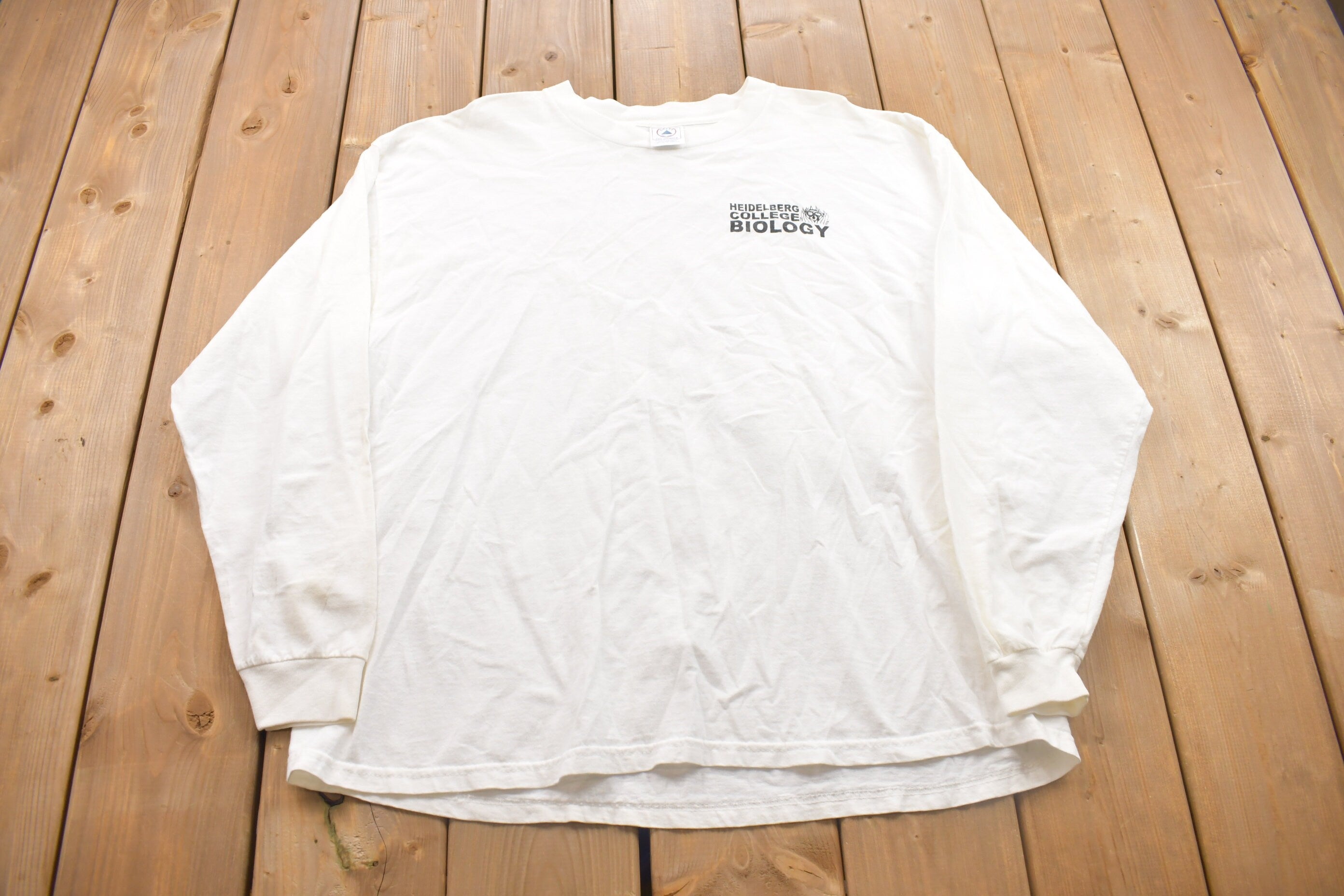Vintage 1990s College Biology Crewneck Sweatshirt