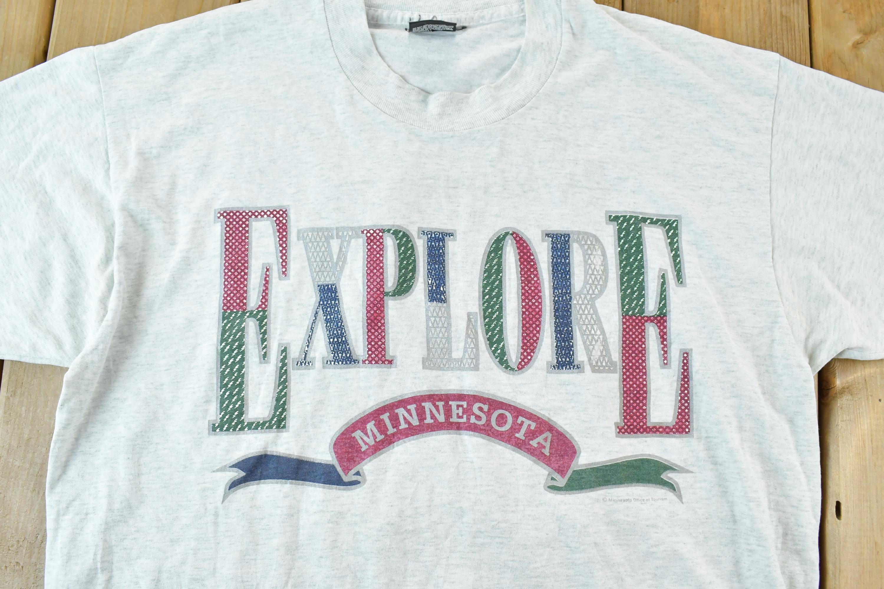 Vintage 1990s Explore Minnesota Single Stitch T-Shirt