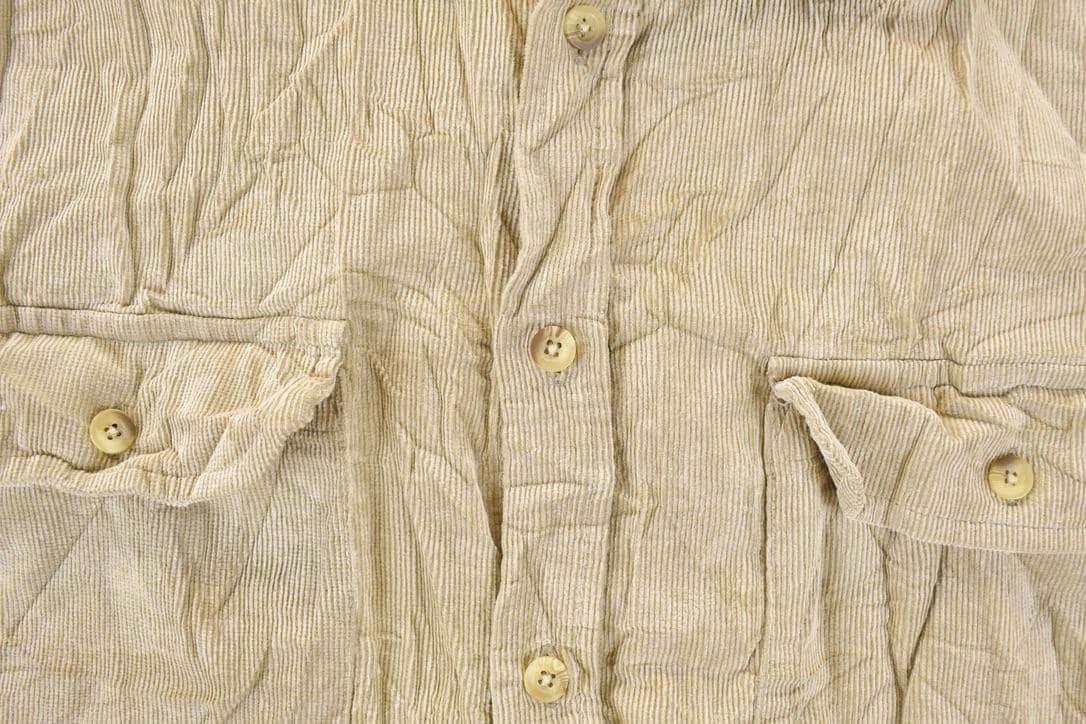 Vintage 1990s Faded Glory Corduroy Button Up Shirt Men's L