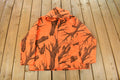 Vintage 1990s Orange Tree Camo Hunting Jacket Men's 2XL