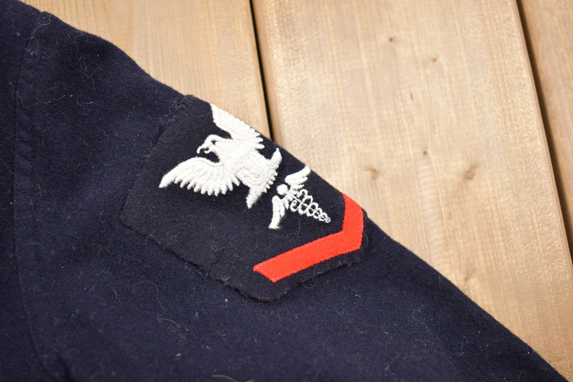 Vintage 1940s WWll Naval Clothing Factory Wool Sweater